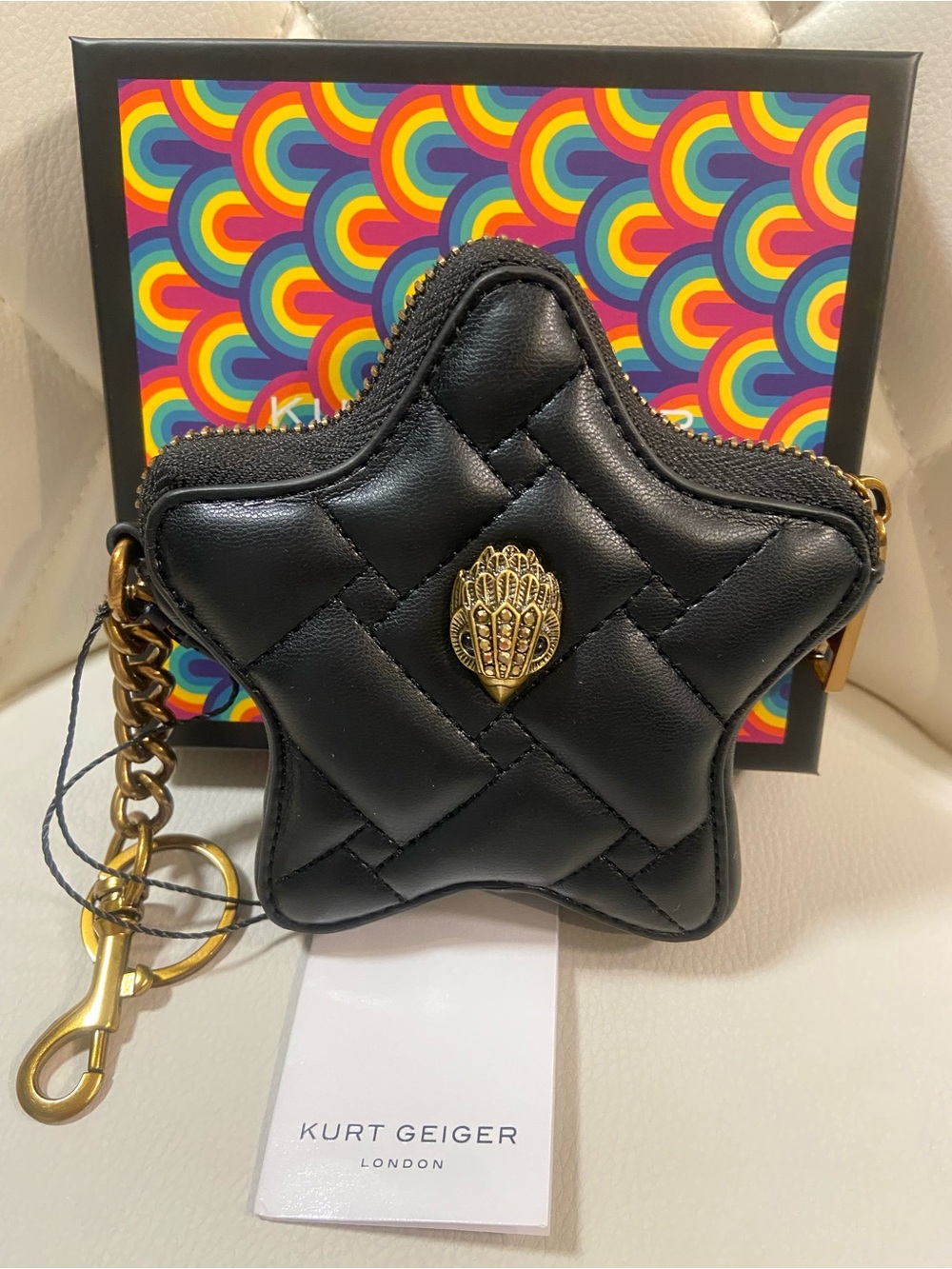 Kurt Geiger Black Star Pouch